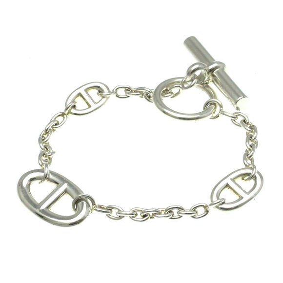 HERMES Silver Charm Bracelet - Picture 1 of 16